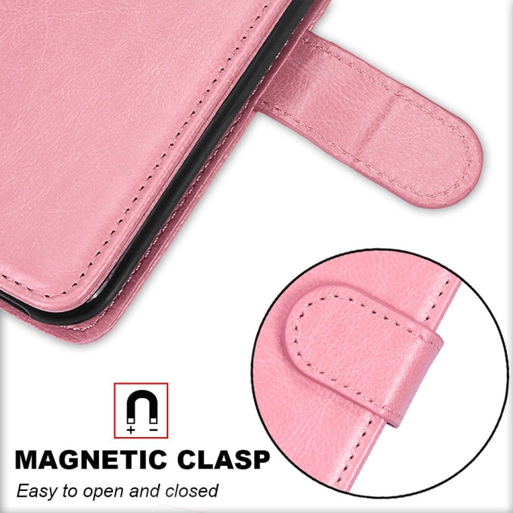 For iPhone 13 mini Pure Color Horizontal Flip PU Leather Case with Holder & Card Slots & Wallet & Photo Frame