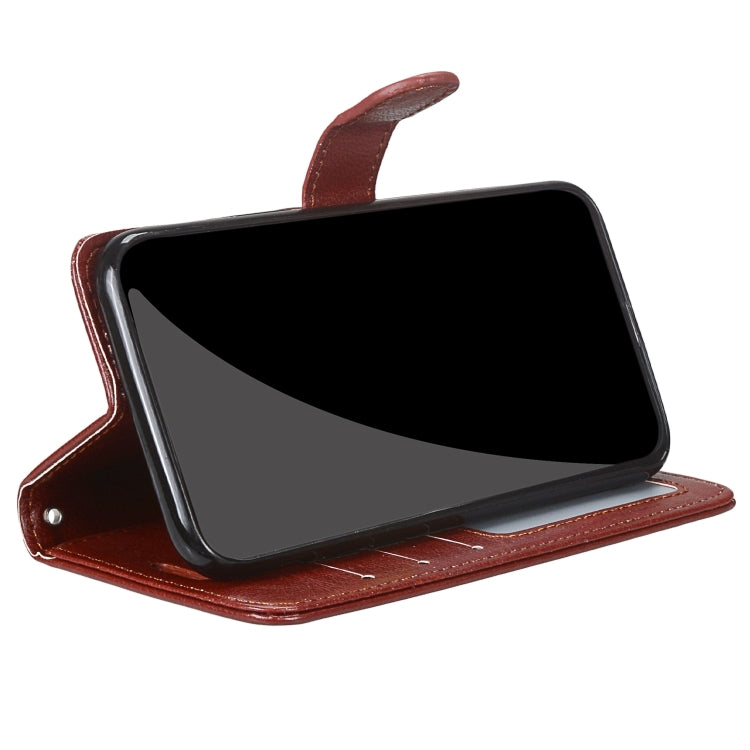 For iPhone 13 Pure Color Horizontal Flip PU Leather Case with Holder & Card Slots & Wallet & Photo Frame