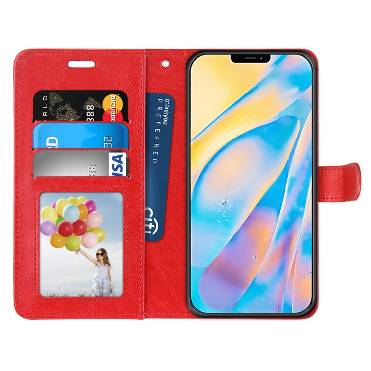 For iPhone 13 Pure Color Horizontal Flip PU Leather Case with Holder & Card Slots & Wallet & Photo Frame
