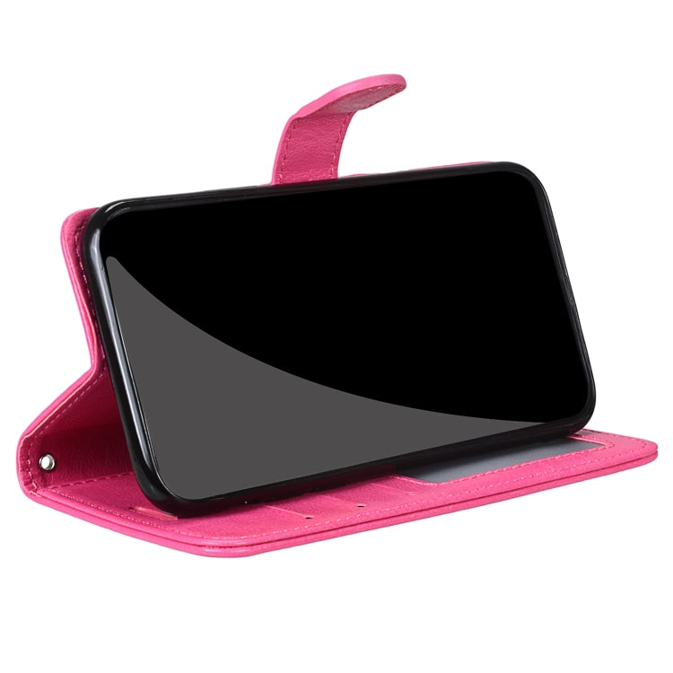 For iPhone 13 Pro Max Pure Color Horizontal Flip PU Leather Case with Holder & Card Slots & Wallet & Photo Frame