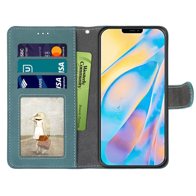 For iPhone 13 mini Retro Frosted Horizontal Flip PU Leather Case with Holder & Card Slots & Wallet & Photo Frame