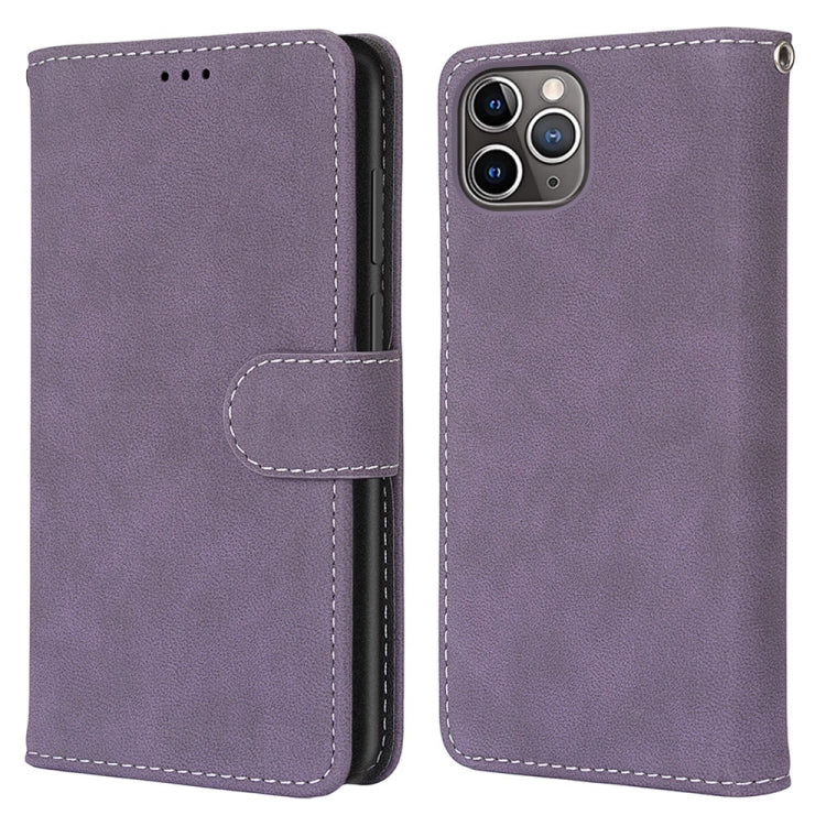 For iPhone 13 Pro Retro Frosted Horizontal Flip PU Leather Case with Holder & Card Slots & Wallet & Photo Frame