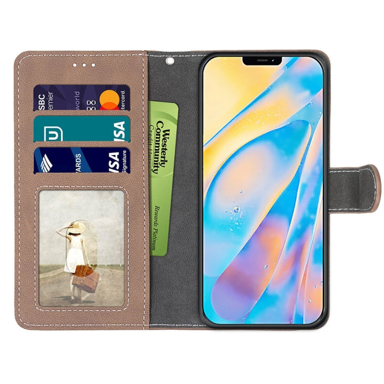 For iPhone 13 Pro Max Retro Frosted Horizontal Flip PU Leather Case with Holder & Card Slots & Wallet & Photo Frame