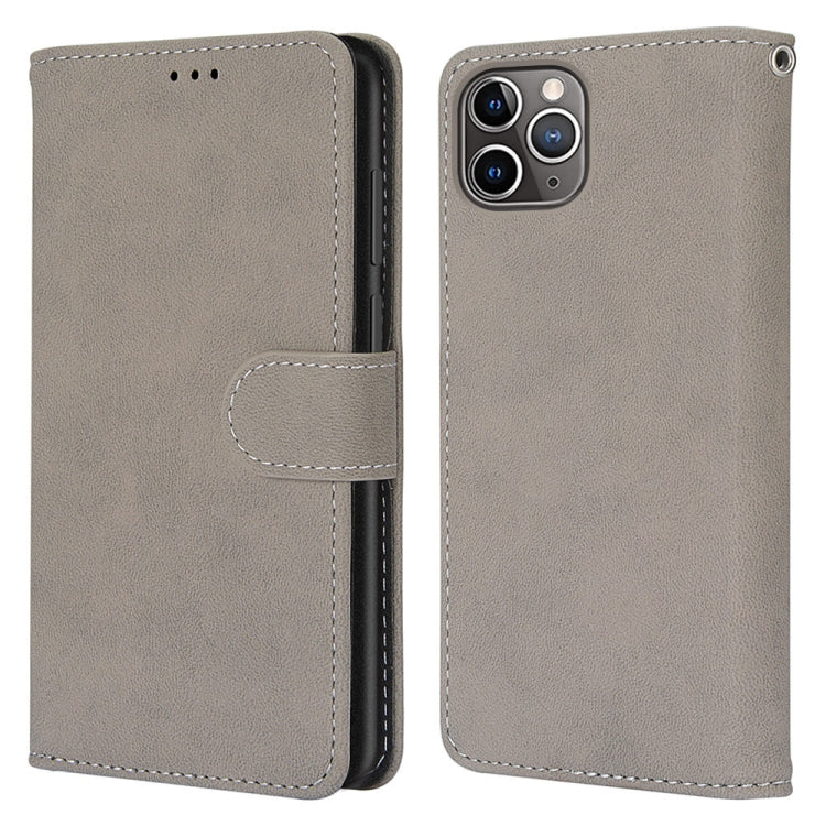 For iPhone 13 Pro Max Retro Frosted Horizontal Flip PU Leather Case with Holder & Card Slots & Wallet & Photo Frame