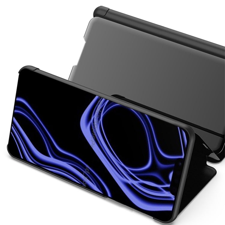 For iPhone 13 Pro Plated Mirror Horizontal Flip Leather Case with Holder