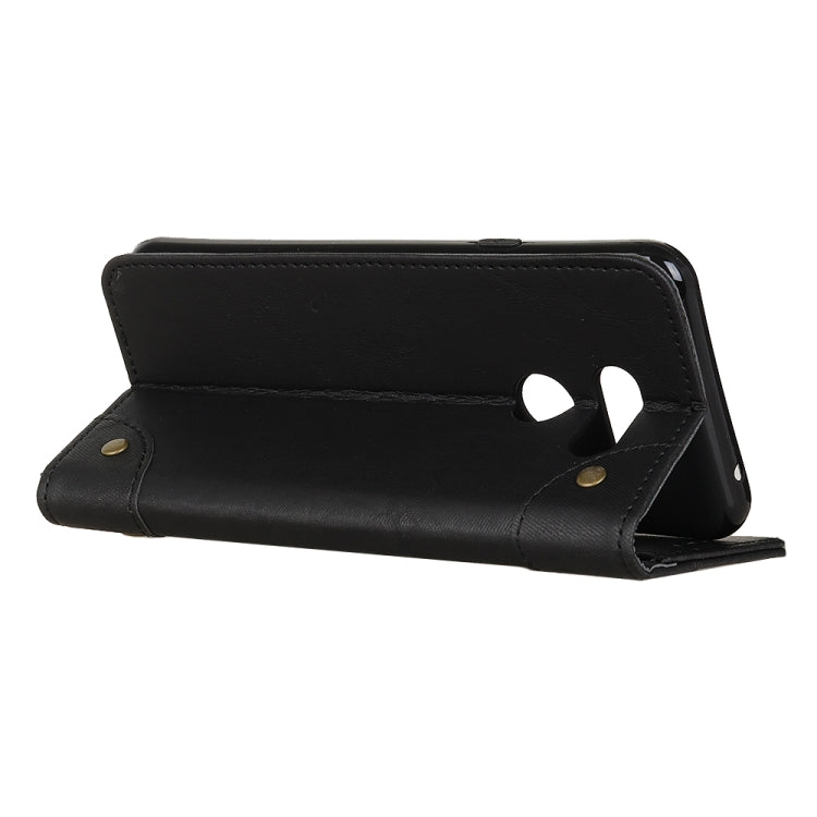 For LG K40s Copper Buckle Retro Crazy Horse Texture Horizontal Flip Leather Case with Holder & Card Slots & Wallet