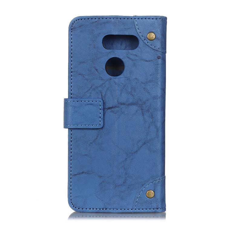 For LG K40s Copper Buckle Retro Crazy Horse Texture Horizontal Flip Leather Case with Holder & Card Slots & Wallet