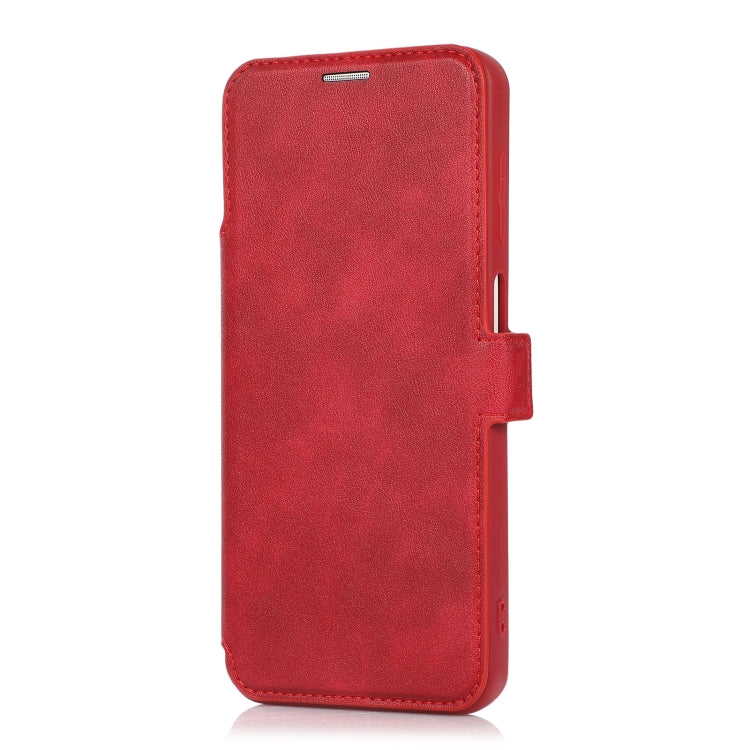 Push Window Double Buckle PU + Silicone Horizontal Flip Leather Case with Holder & Card Slot For Samsung Galaxy A12