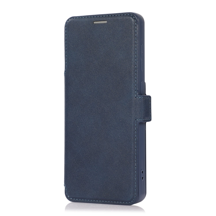 Push Window Double Buckle PU + Silicone Horizontal Flip Leather Case with Holder & Card Slot For Samsung Galaxy A31