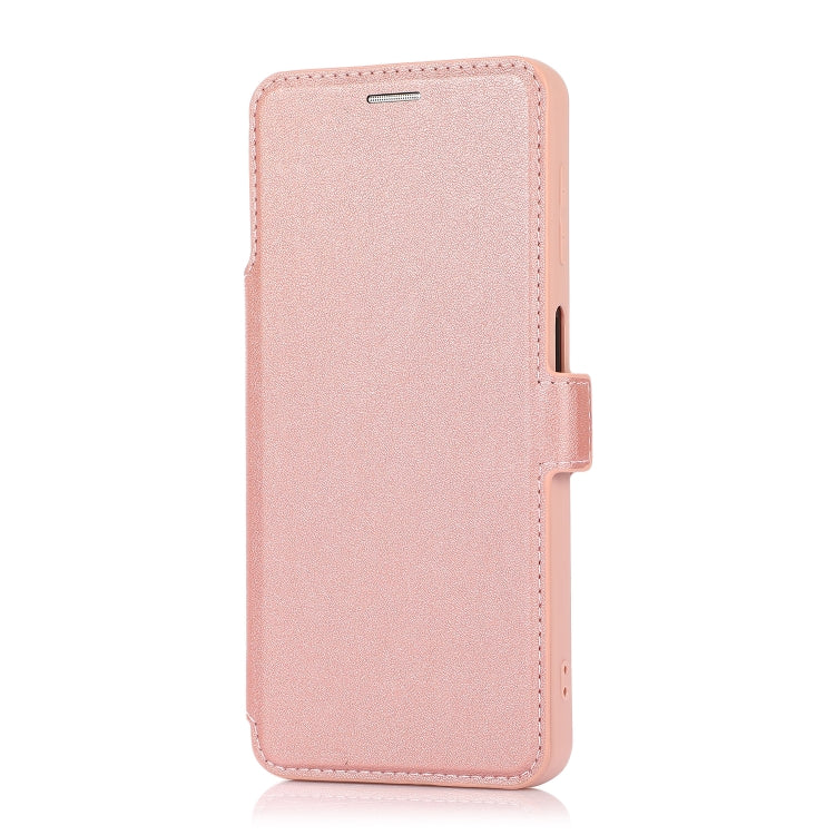 Push Window Double Buckle PU + Silicone Horizontal Flip Leather Case with Holder & Card Slot For Samsung Galaxy A32