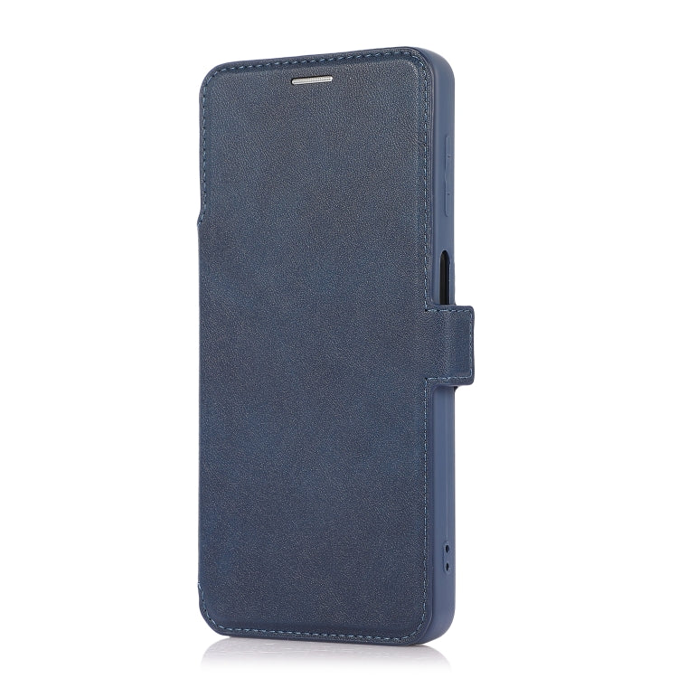 Push Window Double Buckle PU + Silicone Horizontal Flip Leather Case with Holder & Card Slot For Samsung Galaxy A32