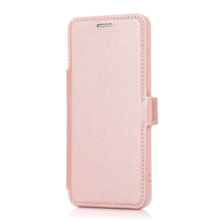 Push Window Double Buckle PU + Silicone Horizontal Flip Leather Case with Holder & Card Slot For Samsung Galaxy S20 5G