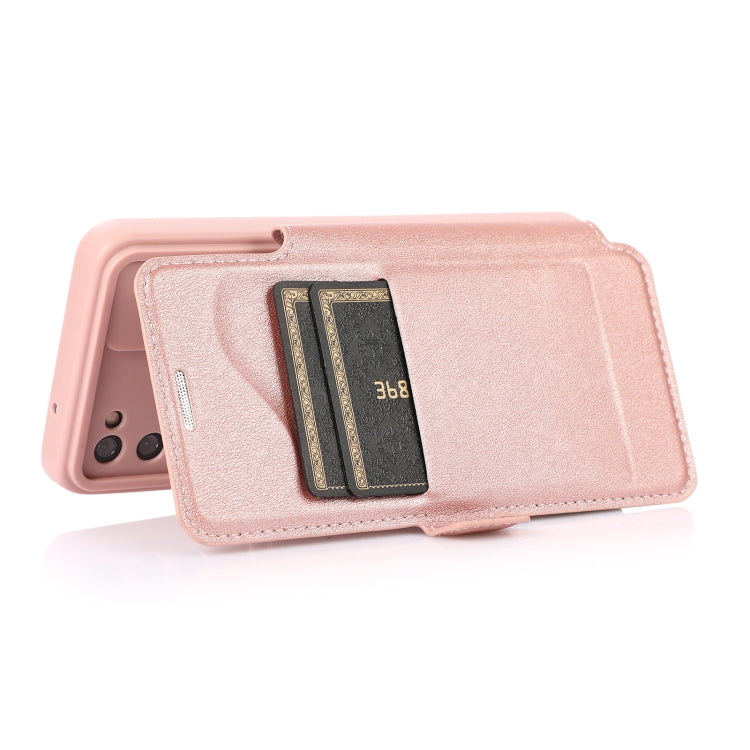 Push Window Double Buckle PU + Silicone Horizontal Flip Leather Case with Holder & Card Slot For Samsung Galaxy S20 5G