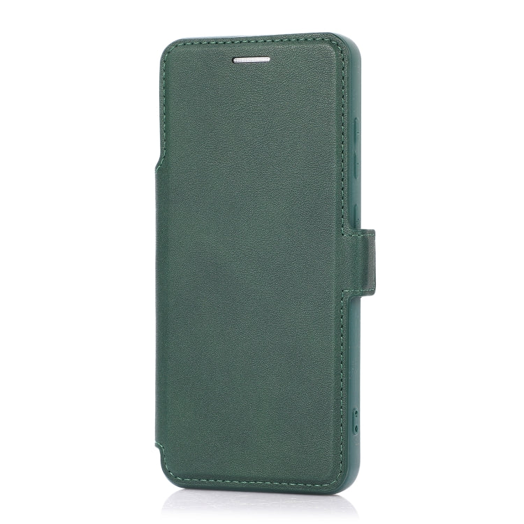 Push Window Double Buckle PU + Silicone Horizontal Flip Leather Case with Holder & Card Slot For Samsung Galaxy S20 5G