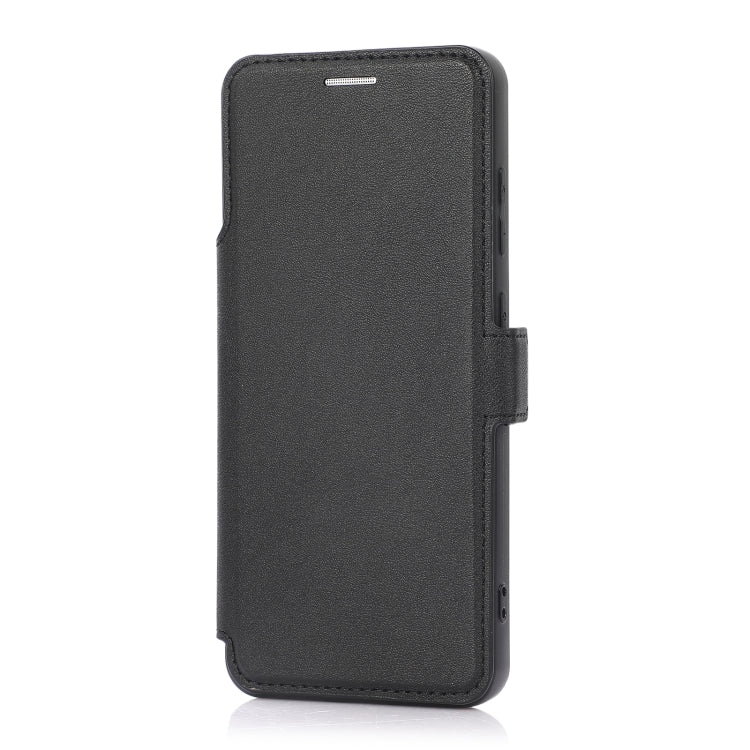 Push Window Double Buckle PU + Silicone Horizontal Flip Leather Case with Holder & Card Slot For Samsung Galaxy S20 5G