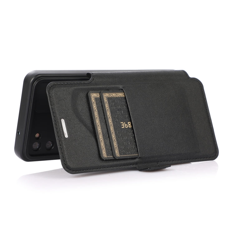 Push Window Double Buckle PU + Silicone Horizontal Flip Leather Case with Holder & Card Slot For Samsung Galaxy S20 5G