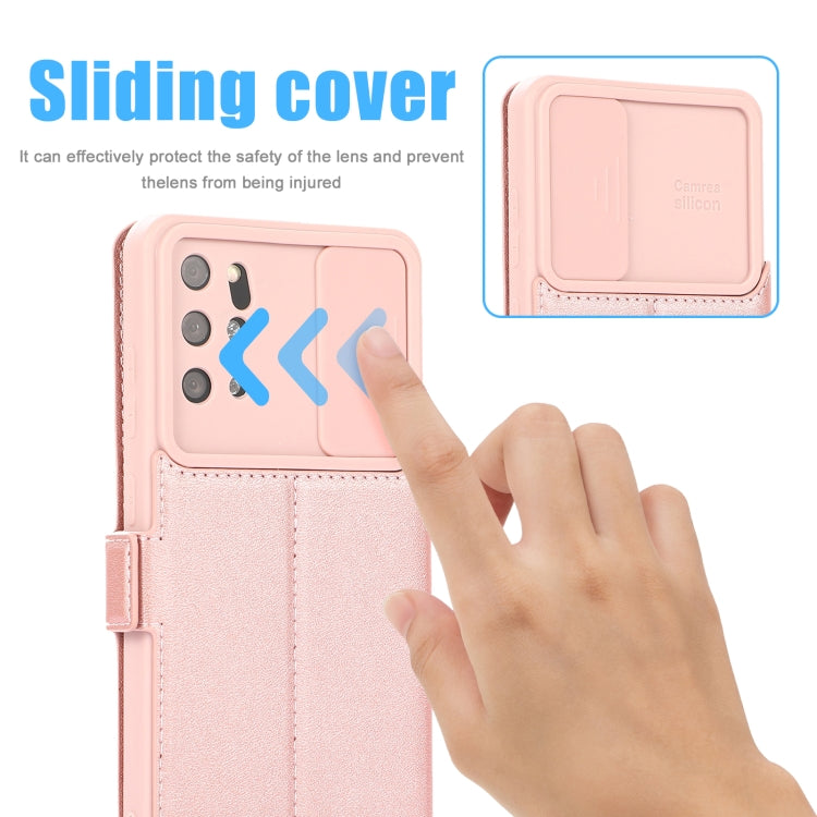 Push Window Double Buckle PU + Silicone Horizontal Flip Leather Case with Holder & Card Slot For Samsung Galaxy S20+ 5G