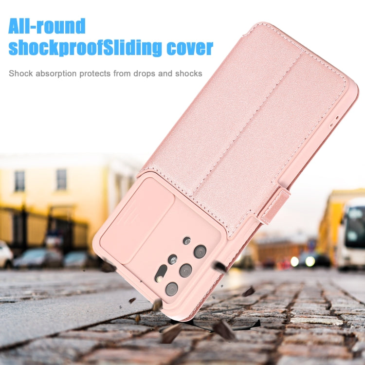 Push Window Double Buckle PU + Silicone Horizontal Flip Leather Case with Holder & Card Slot For Samsung Galaxy S20+ 5G
