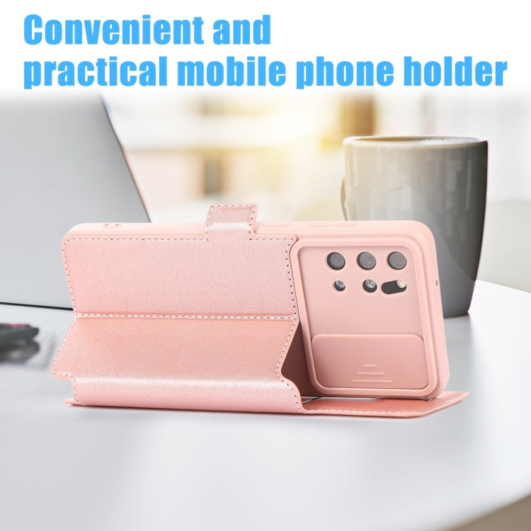 Push Window Double Buckle PU + Silicone Horizontal Flip Leather Case with Holder & Card Slot For Samsung Galaxy S20+ 5G