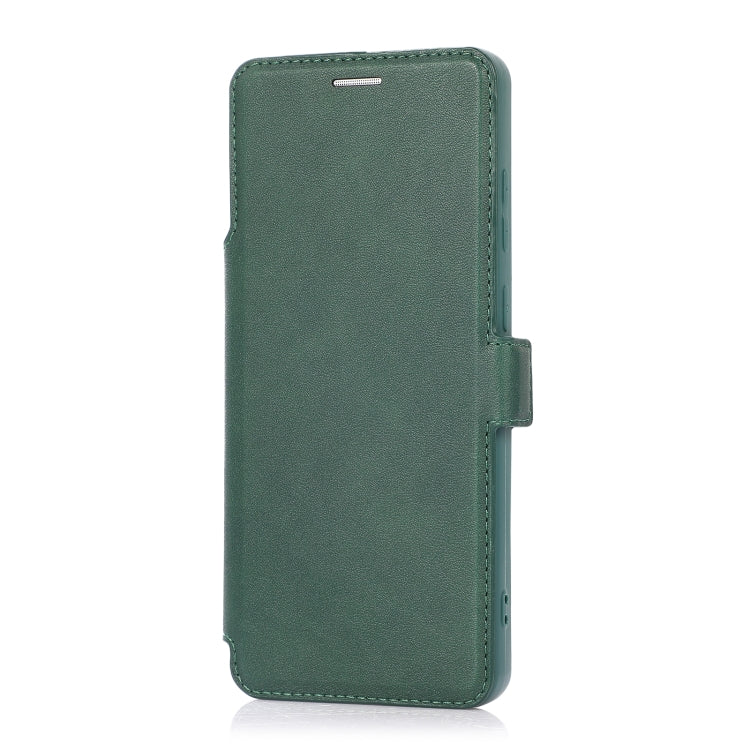 Push Window Double Buckle PU + Silicone Horizontal Flip Leather Case with Holder & Card Slot For Samsung Galaxy S20+ 5G