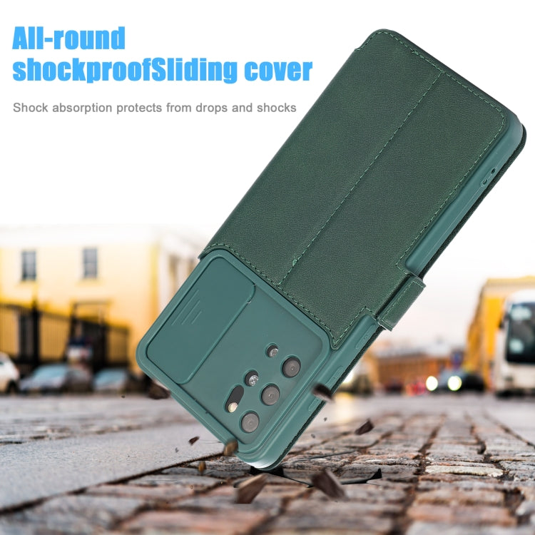 Push Window Double Buckle PU + Silicone Horizontal Flip Leather Case with Holder & Card Slot For Samsung Galaxy S20+ 5G