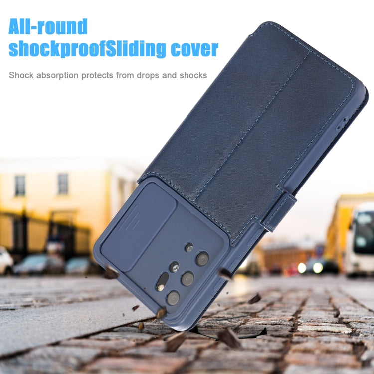 Push Window Double Buckle PU + Silicone Horizontal Flip Leather Case with Holder & Card Slot For Samsung Galaxy S20+ 5G