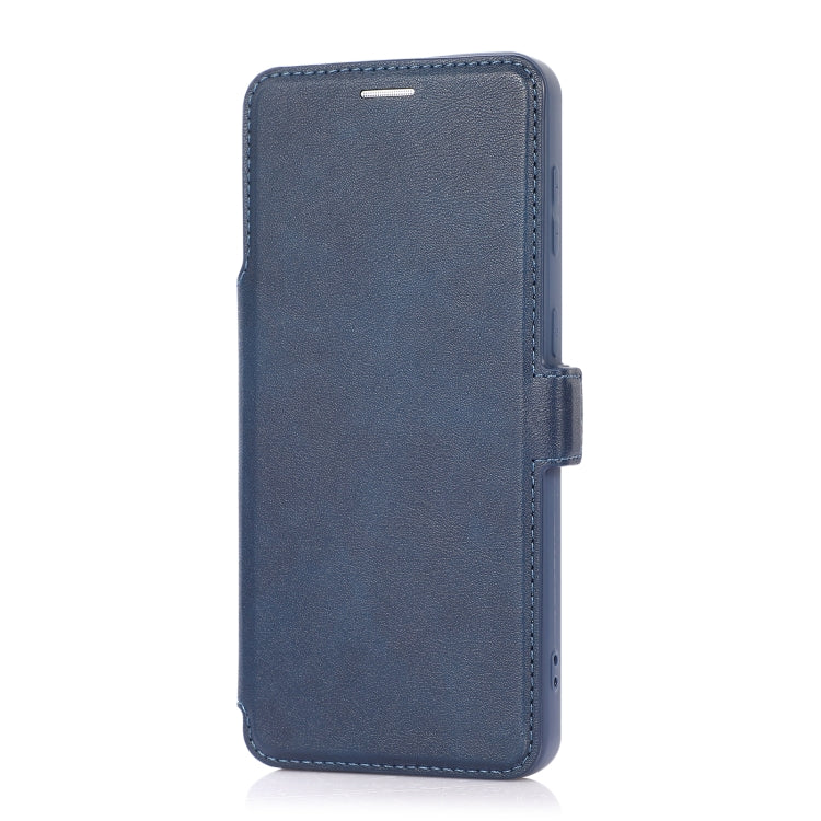 Push Window Double Buckle PU + Silicone Horizontal Flip Leather Case with Holder & Card Slot For Samsung Galaxy S21 5G