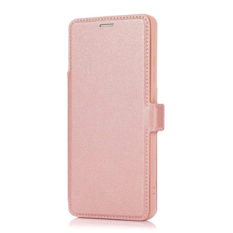 Push Window Double Buckle PU + Silicone Horizontal Flip Leather Case with Holder & Card Slot For Samsung Galaxy S21 Ultra 5G