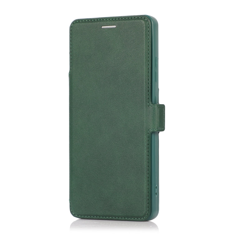 Push Window Double Buckle PU + Silicone Horizontal Flip Leather Case with Holder & Card Slot For Samsung Galaxy S21 Ultra 5G