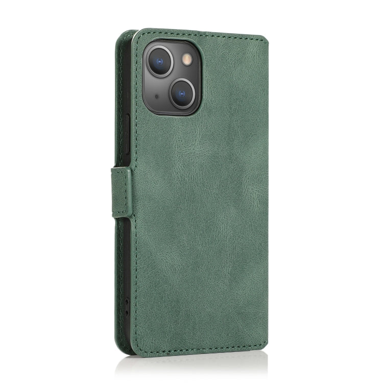For iPhone 13 mini Retro Magnetic Closing Clasp Horizontal Flip Leather Case with Holder & Card Slots & Photo Frame & Wallet