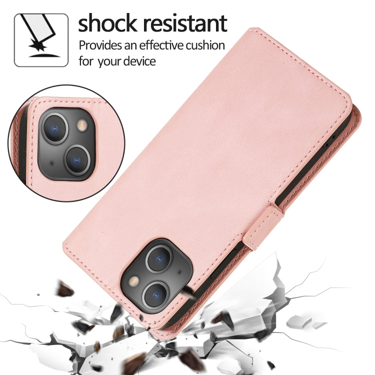 For iPhone 13 mini Retro Magnetic Closing Clasp Horizontal Flip Leather Case with Holder & Card Slots & Photo Frame & Wallet