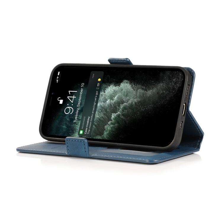 For iPhone 13 Retro Magnetic Closing Clasp Horizontal Flip Leather Case with Holder & Card Slots & Photo Frame & Wallet