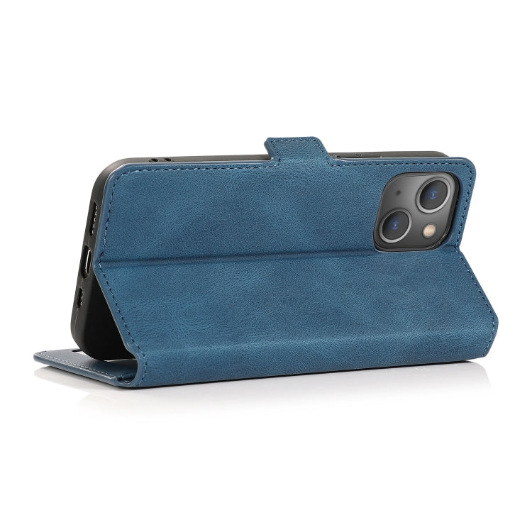 For iPhone 13 Retro Magnetic Closing Clasp Horizontal Flip Leather Case with Holder & Card Slots & Photo Frame & Wallet