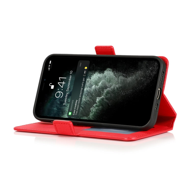 For iPhone 13 Pro Max Retro Magnetic Closing Clasp Horizontal Flip Leather Case with Holder & Card Slots & Photo Frame & Wallet