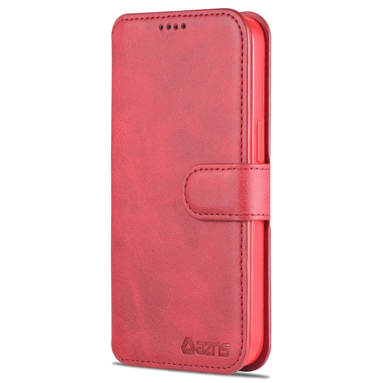 For iPhone 13 AZNS Calf Texture Horizontal Flip Leather Case with Holder & Card Slots & Wallet & Photo Frame