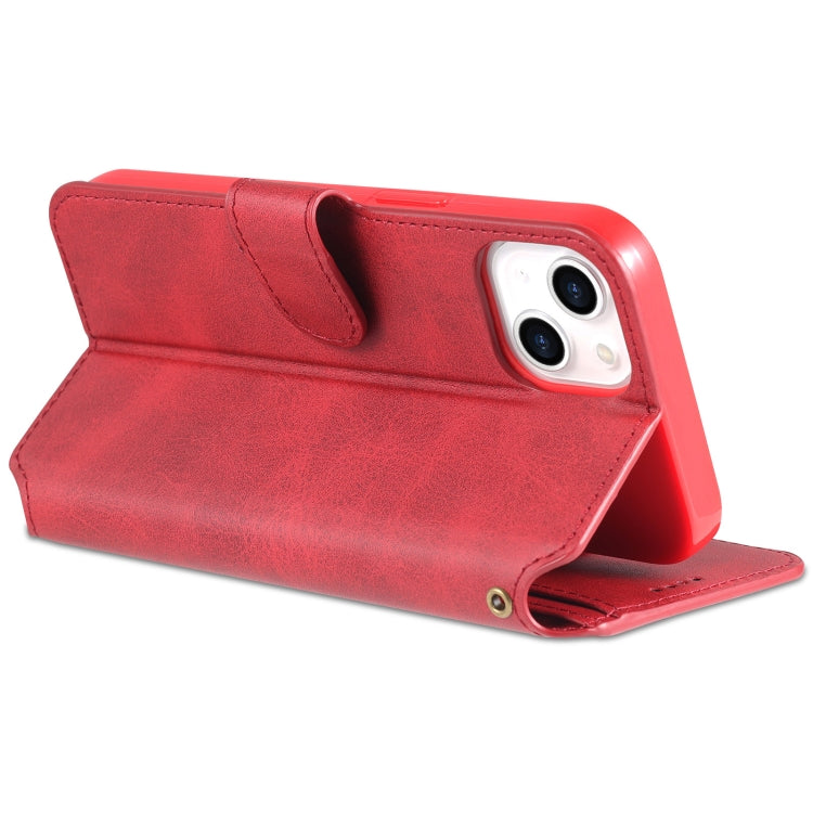For iPhone 13 AZNS Calf Texture Horizontal Flip Leather Case with Holder & Card Slots & Wallet & Photo Frame