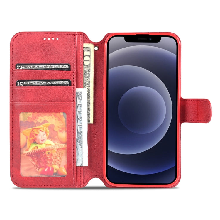 For iPhone 13 AZNS Calf Texture Horizontal Flip Leather Case with Holder & Card Slots & Wallet & Photo Frame