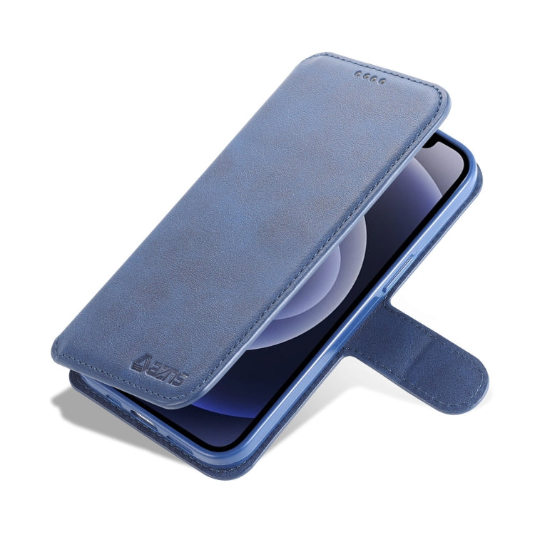 For iPhone 13 AZNS Calf Texture Horizontal Flip Leather Case with Holder & Card Slots & Wallet & Photo Frame