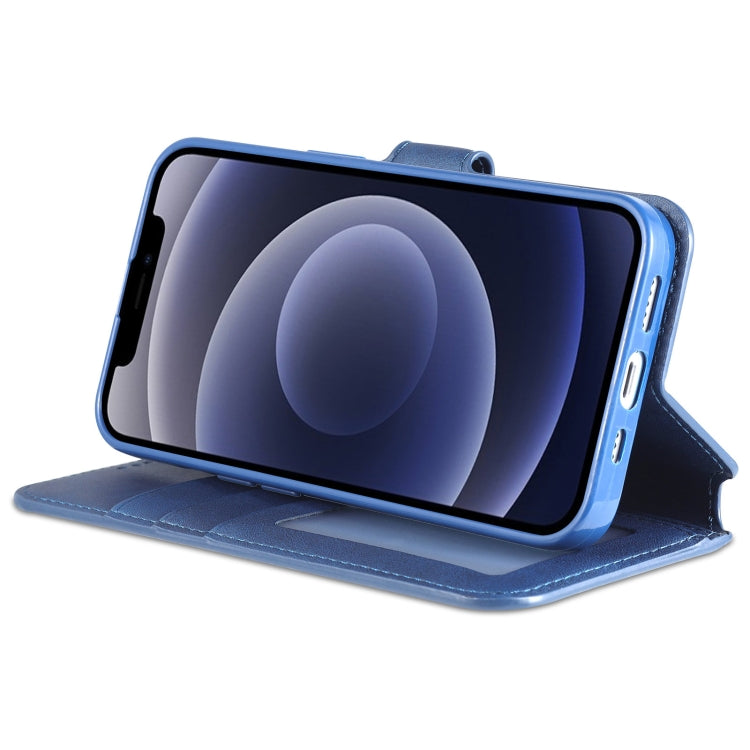 For iPhone 13 AZNS Calf Texture Horizontal Flip Leather Case with Holder & Card Slots & Wallet & Photo Frame