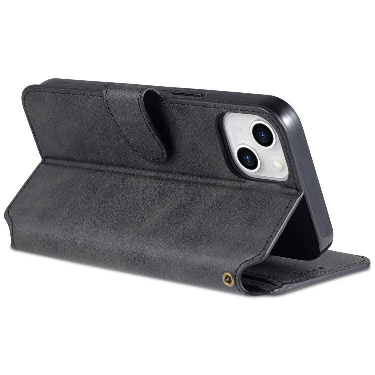 For iPhone 13 AZNS Calf Texture Horizontal Flip Leather Case with Holder & Card Slots & Wallet & Photo Frame