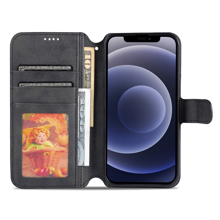 For iPhone 13 AZNS Calf Texture Horizontal Flip Leather Case with Holder & Card Slots & Wallet & Photo Frame