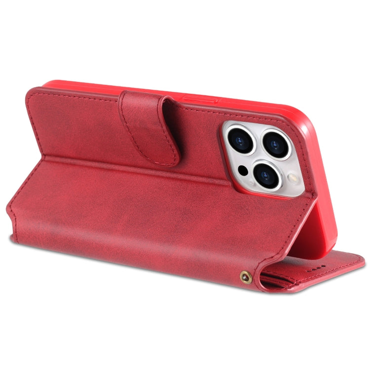 For iPhone 13 Pro AZNS Calf Texture Horizontal Flip Leather Case with Holder & Card Slots & Wallet & Photo Frame