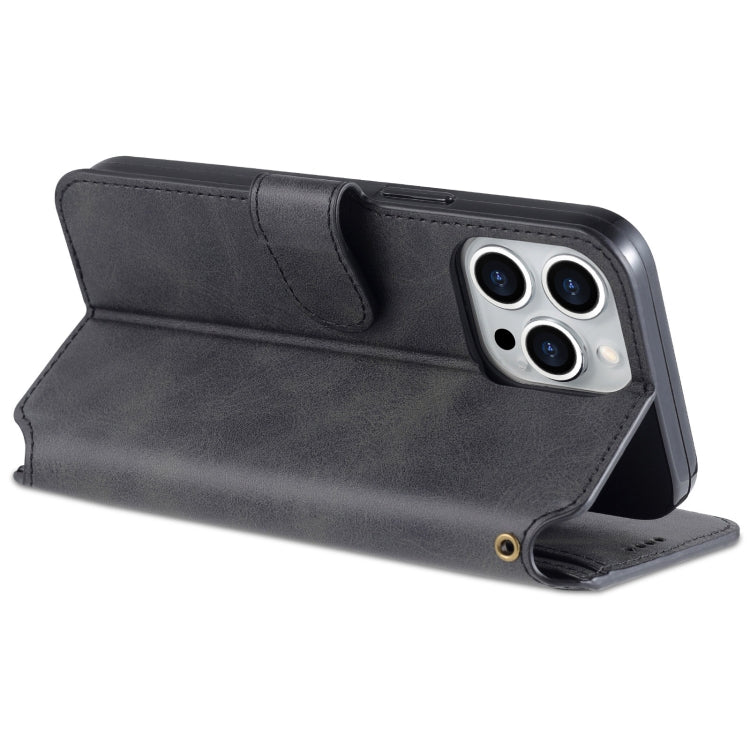 For iPhone 13 Pro AZNS Calf Texture Horizontal Flip Leather Case with Holder & Card Slots & Wallet & Photo Frame