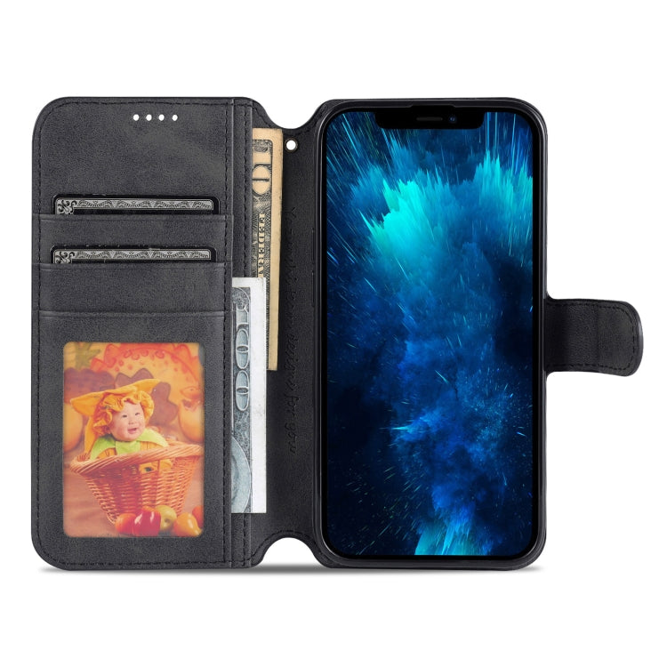 For iPhone 13 Pro AZNS Calf Texture Horizontal Flip Leather Case with Holder & Card Slots & Wallet & Photo Frame