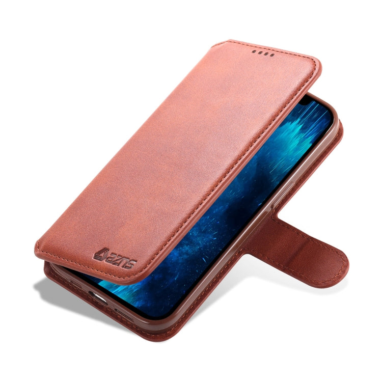 For iPhone 13 Pro Max AZNS Calf Texture Horizontal Flip Leather Case with Holder & Card Slots & Wallet & Photo Frame