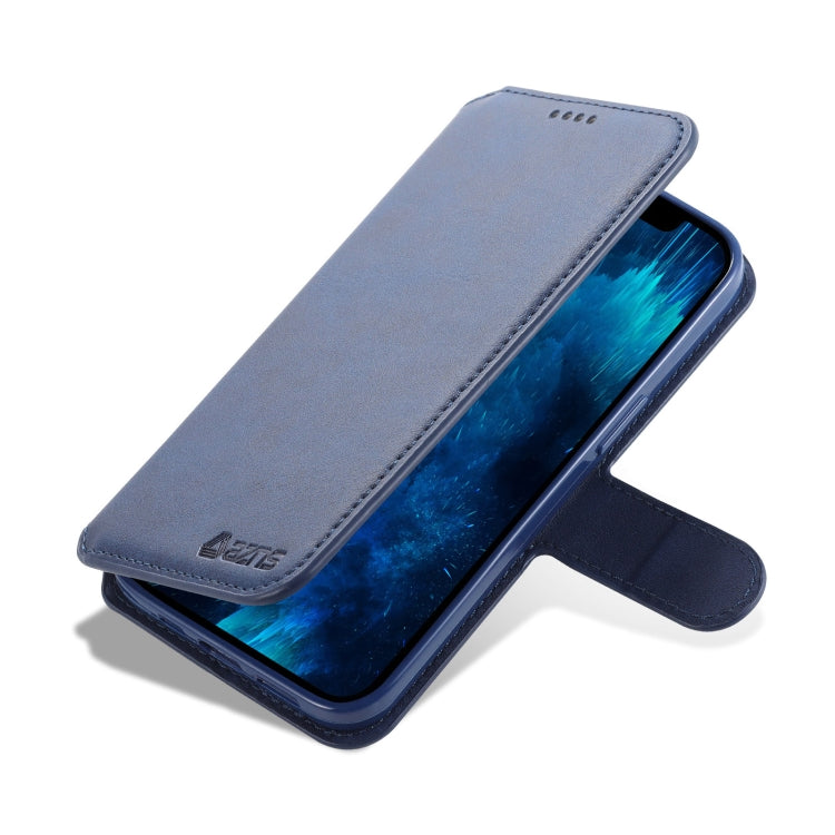 For iPhone 13 Pro Max AZNS Calf Texture Horizontal Flip Leather Case with Holder & Card Slots & Wallet & Photo Frame