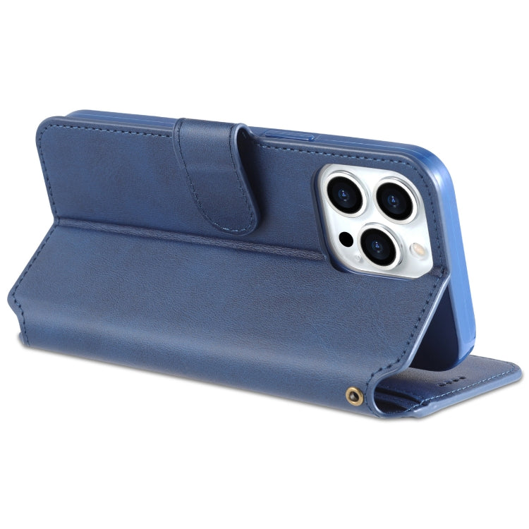 For iPhone 13 Pro Max AZNS Calf Texture Horizontal Flip Leather Case with Holder & Card Slots & Wallet & Photo Frame