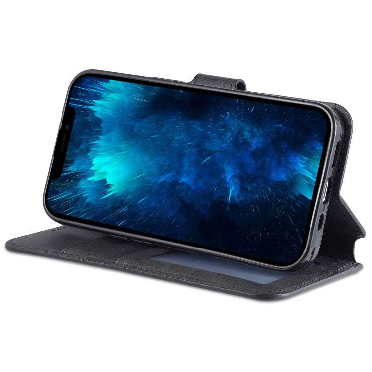 For iPhone 13 Pro Max AZNS Calf Texture Horizontal Flip Leather Case with Holder & Card Slots & Wallet & Photo Frame