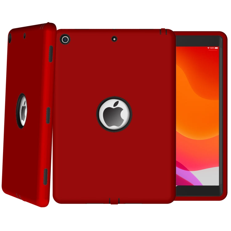 For iPad 10.2 2021 / 2020 / 2019 Anti-Fingerprint Shockproof PC + Silicone Protective Case
