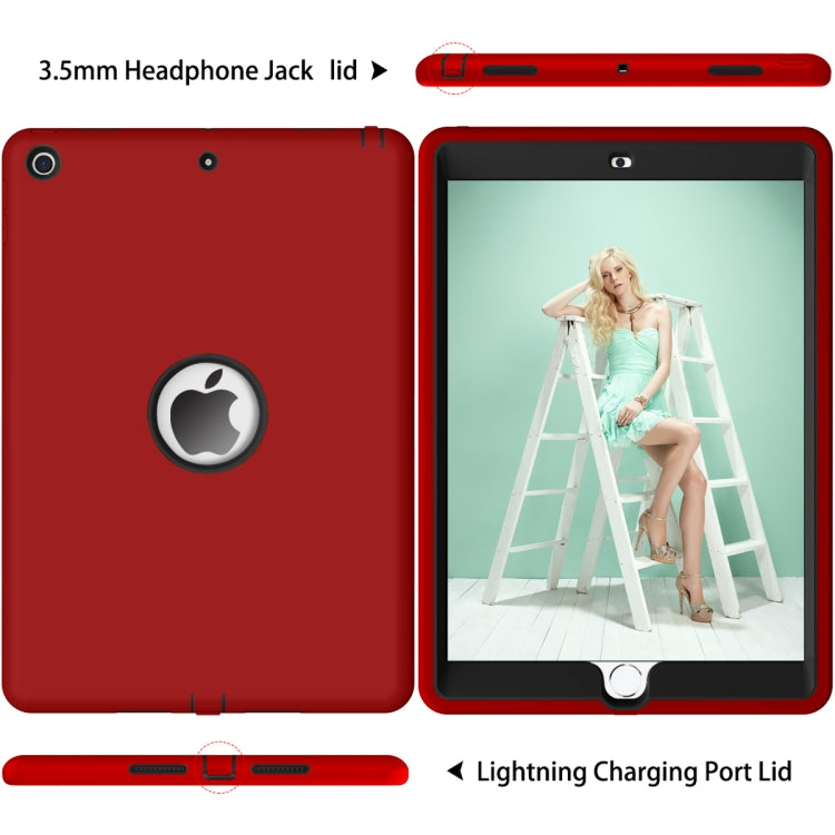 For iPad 10.2 2021 / 2020 / 2019 Anti-Fingerprint Shockproof PC + Silicone Protective Case
